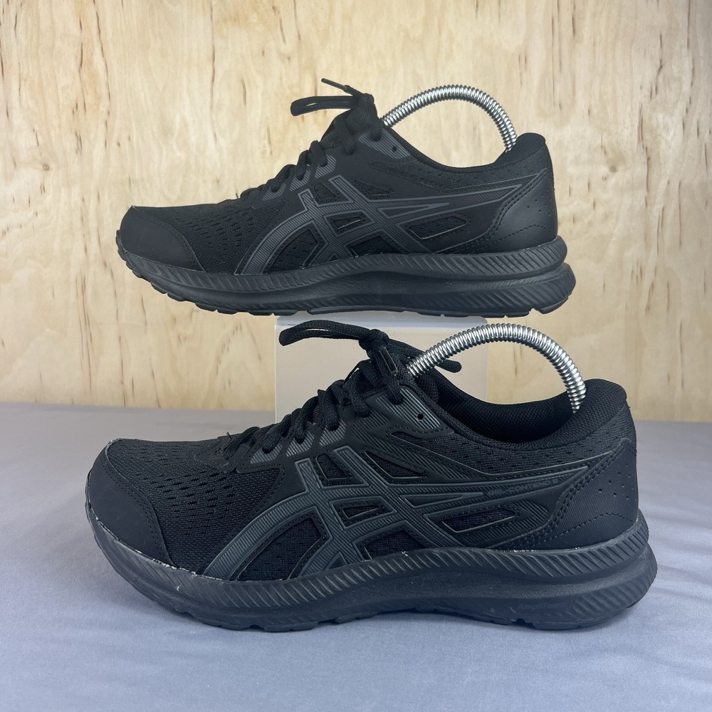 ASICS Gel Contend 8 Men's Size 8.5 Black Running Shoes Sneakers 1011B492 Comfort